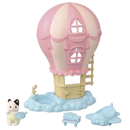 Sylvanian Families Bebek Balon Oyun Evi Smokinli Kedi Figürlü 5527 – Figür Yaklaşık 4 cm