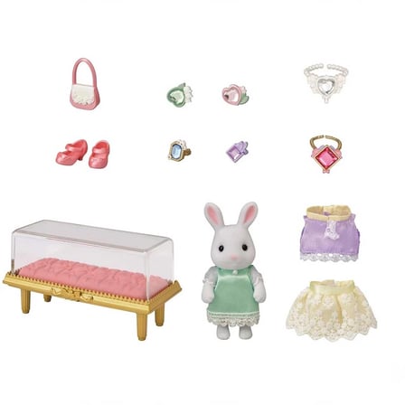 Sylvanian Families Kar Tavşanı Moda Mücevher Takı Aksesuar Oyun Seti 5647 - 8 cm