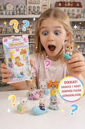 Sylvanian Families Baby Seashore Friends EPOCH Surprise Bag Sürpriz Paket Mini Figür - 1 ADET