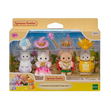 Sylvanian Families Fantastik Masal Arkadaşları 4'lü Bebek Figür Seti 5842 4-6 cm 