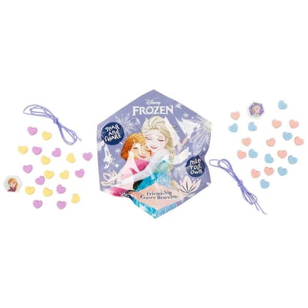 Disney Frozen Silgili Arkadaş Bilekliği DIY Kendin Yap Sürpriz Paket 1 Adet 14x13 cm