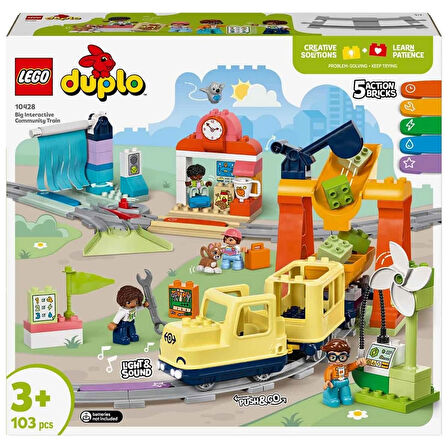 LEGO DUPLO Kasabası Büyük İnteraktif Mahalle Treni