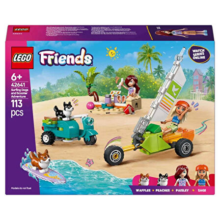 LEGO Friends Sörfçü Köpekler ve Scooter Macerası 42641