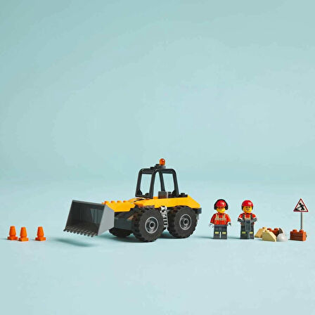 LEGO Sarı Tekerlekli İnşaat Yükleyicisi 60450