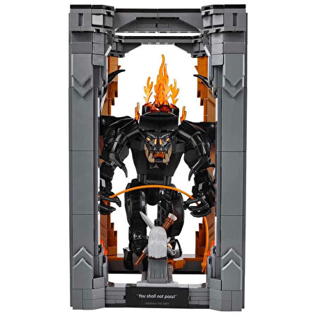 LEGO Icons Yüzüklerin Efendisi: Balrog Kitaplık Dekoru 10367