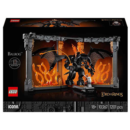 LEGO Icons Yüzüklerin Efendisi: Balrog Kitaplık Dekoru 10367