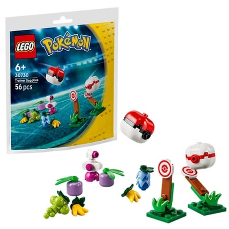LEGO Pokémon Trainer Aksesuar Seti 30730 Pokéball Hedef Oyunu 56 Parça