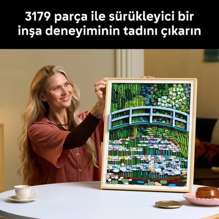 LEGO Art Claude Monet – Nilüfer Gölü Üzerinde Köprü 31220