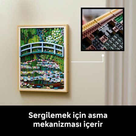 LEGO Art Claude Monet – Nilüfer Gölü Üzerinde Köprü 31220