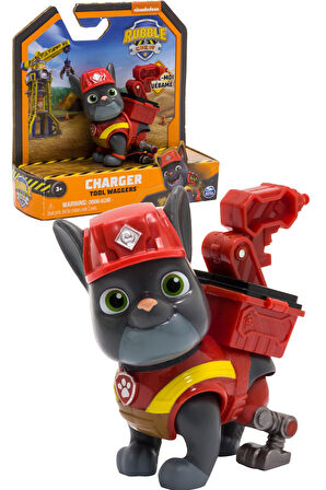 Paw Patrol Rubble Charger Tool Waggers Crew Figür