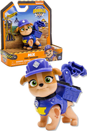 Paw Patrol Rubble Mix Tool Waggers Crew Figür