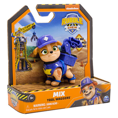 Paw Patrol Rubble Mix Tool Waggers Crew Figür