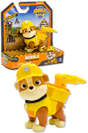 Paw Patrol Rubble Tool Waggers Crew Figür