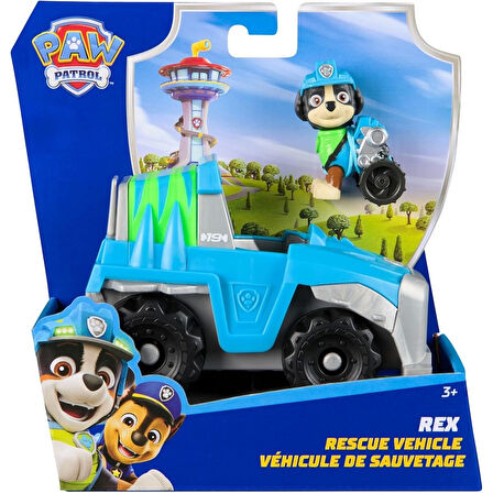 Paw Patrol Rex Kurtarma Aracı ve Figür