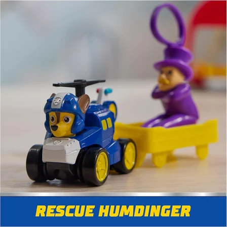 PAW Patrol Air Rescue Pup Squad Havaalanı Kulesi 30cm Araç Fırlatıcı + Chase + Humdinger