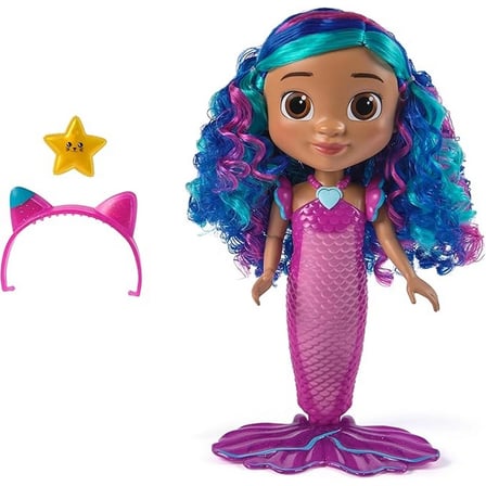 Şarkı Söyleyen Işıklı Renk Değiştiren Gabby Denizkızı Bebek 35 Cm Gabbys Dollhouse Oyuncak