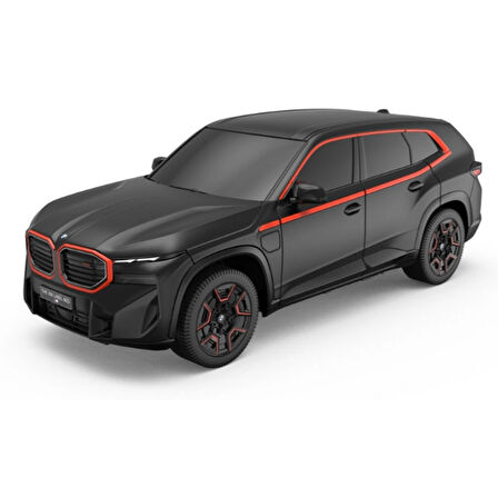 1/24 BMW XM Siyah RC Araba 2.4GHz F/F Tam Fonksiyon 20 cm Lisanslı Model