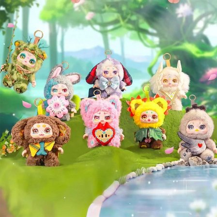 KIMMON Spring New Growth Blind Box Peluş Figür Koleksiyon Sürpriz Kutu Oyuncak Gizemli Seri 15-18 cm