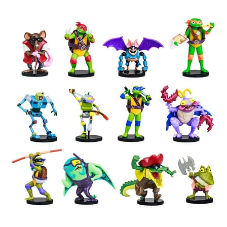 TMNT Ninja Kaplumbağalar Figürlü Kalem Başlığı 1 Adet Sürpriz Paket Series 1