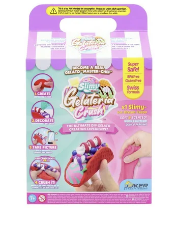 SLIMY Gelateria Tacos DIY Slime Seti Kokulu Yumuşak Eğlenceli Oyuncak 7+ Taco Slime Kiti
