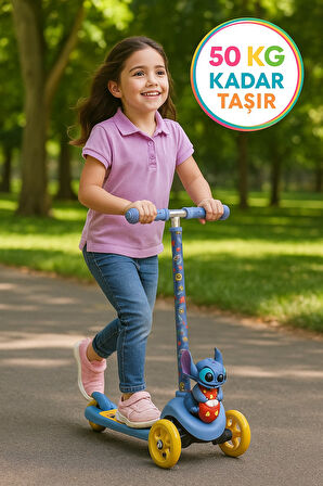 Stitch Figürlü 3 Tekerlekli Scooter