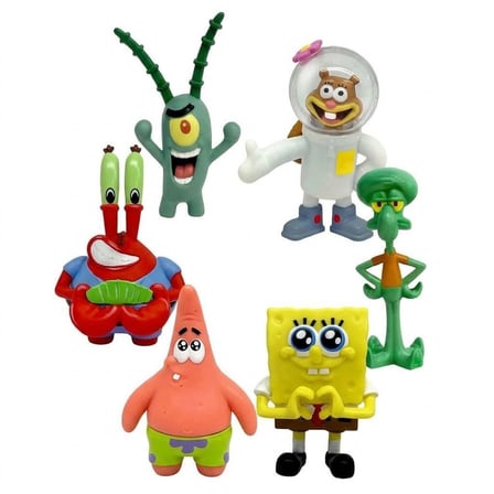 SüngerBob SquarePants 3D Mini Figür Tekli Sürpriz Paket 1 ADET