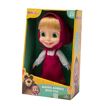Masha & Koca Ayı Kıyafetleri Değiştirilebilen Masha Bebek Doğum Günü Bebeği - 23 CM - MODEL 1