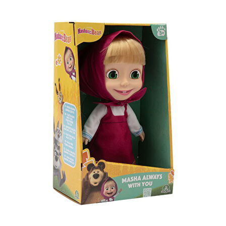 Masha & Koca Ayı Kıyafetleri Değiştirilebilen Masha Bebek Doğum Günü Bebeği - 23 CM - MODEL 1