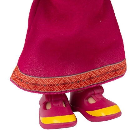 Masha & Koca Ayı Kıyafetleri Değiştirilebilen Masha Bebek Doğum Günü Bebeği - 23 CM - MODEL 1