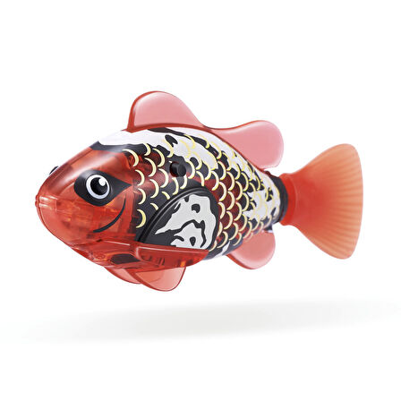 1.8 Metre Derine Dalan Suda Renk Değiştiren Yüzen Pilli Robo Alive Balık - 6.8 CM - 1 ADET - KIRMIZI