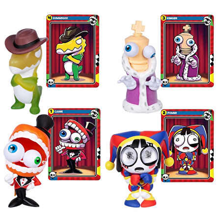 Amazing Digital Circus 4’lü Premier Koleksiyon Seti Vinyl Figür + Koleksiyon Kartları