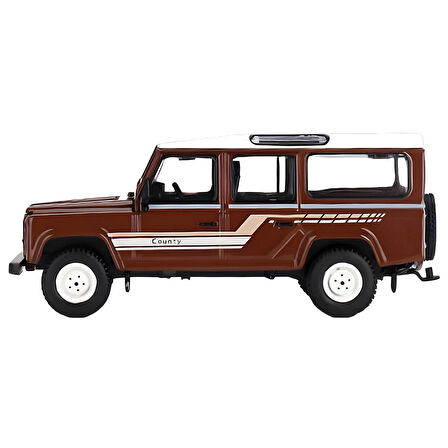 Mini GT 1/64 Land Rover Defender 110 1985 County Station Wagon Russet Brown