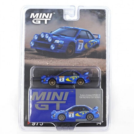Mini GT 1/64 Subaru Impreza WRC98 1998 Rally Monte Carlo