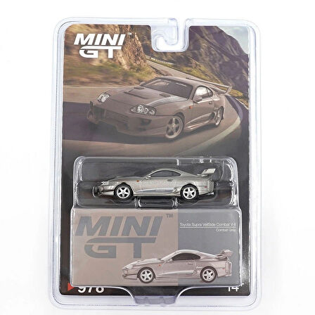 Mini GT 1/64 Toyota Supra VeilSide Combat V-II Combat Grey - Blister Paket