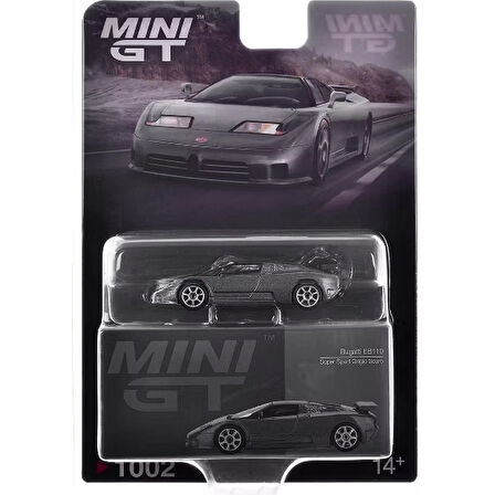 Mini Gt 1/64 Bugatti EB 110 Super Sport Grigio Scuro