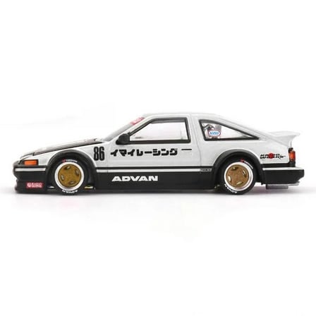 Mini GT Kaido House Toyota AE86 Sprinter Trueno 1/64 Kaido Street V2 Die-Cast Model Araba