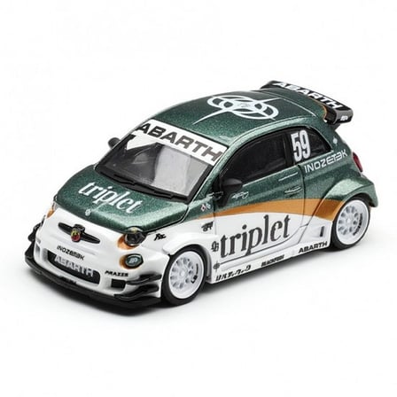 Mini GT 1/64 Abarth 595 LB-WORKS TY Edition Diecast Koleksiyon Model Araba 5,7 cm