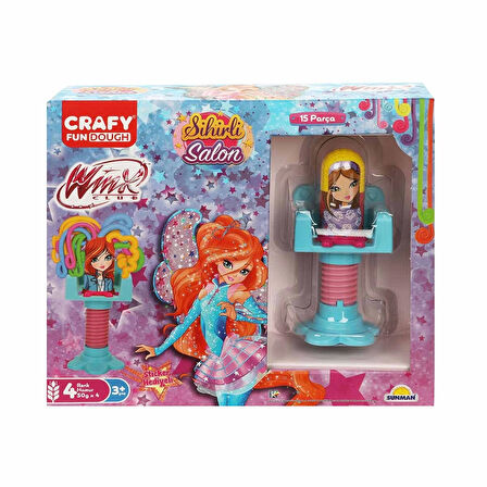 Crafy Winx Sihirli Salon Oyun Hamur Seti 15 Parça