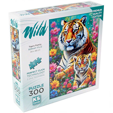 KS Games Tigers Family Puzzle 300 Parça