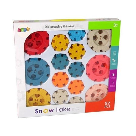 Magnetic Kar Tanesi Yapı Blokları Manyetik 52 Parça (18 Büyük 34 Küçük) 3+ Eğitici