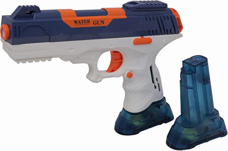 Tek Tuşla Güçlü Atış!  USB Şarjlı Su Tabancası - 23 cm - 6 m Atış Menzili