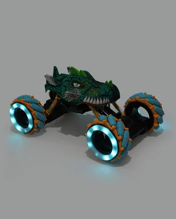 USB Şarjlı Kumandalı Drift Dinozor Araba 1:14 2.4 GHz Işıklı Hızlı Uzaktan Kontrollü Oyuncak Araba