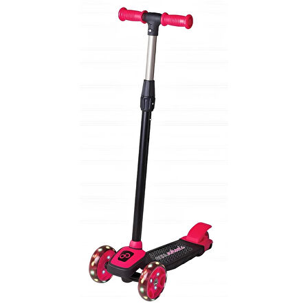 3 Tekerlekli Işıklı Scooter Pembe Renk - 3 Yaş +