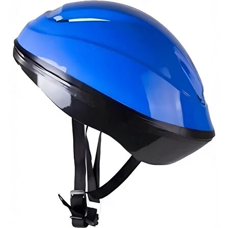 Bisiklet Paten Scooter Kullanımız için Mavi Kask