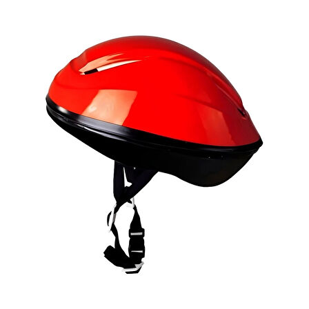 Bisiklet Paten Scooter Kullanımız için Kırmızı Kask