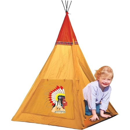 Kızılderili (Tipi) Çocuk Oyun Çadırı 100x100x135 cm Ev & Bahçe Kolay Kurulum