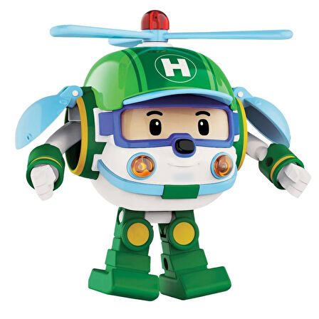 Işıklı Robocar Poli Büyük Transforming Robot Helly