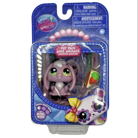 Littlest Pet Shop Seri 4 Tekli Figür Miniş Tavşan LPS Koleksiyon Oyuncak Aksesuarlı Orijinal Sevimli