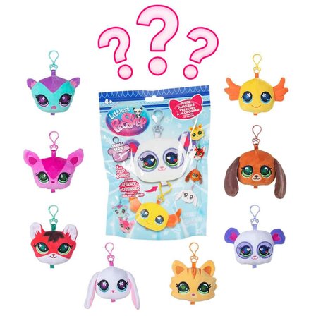 Littlest Pet Shop Peluş Anahtarlık Sürpriz Paket Seri 1 Lisanslı Koleksiyon Oyuncak Tekli Paket