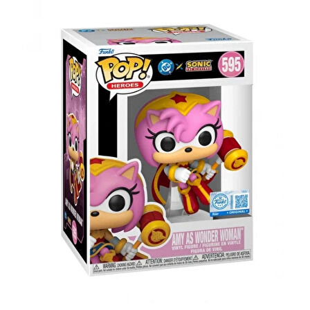 Funko POP Heroes : Amy Rose/Wonder Woman - Sonic Special Edition